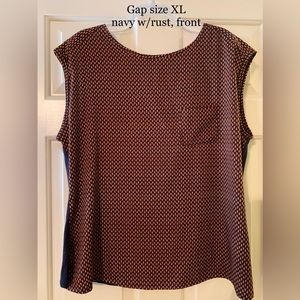 *Part of the Pick 5 for $25* Gap XL Navy/Rust Shirt.